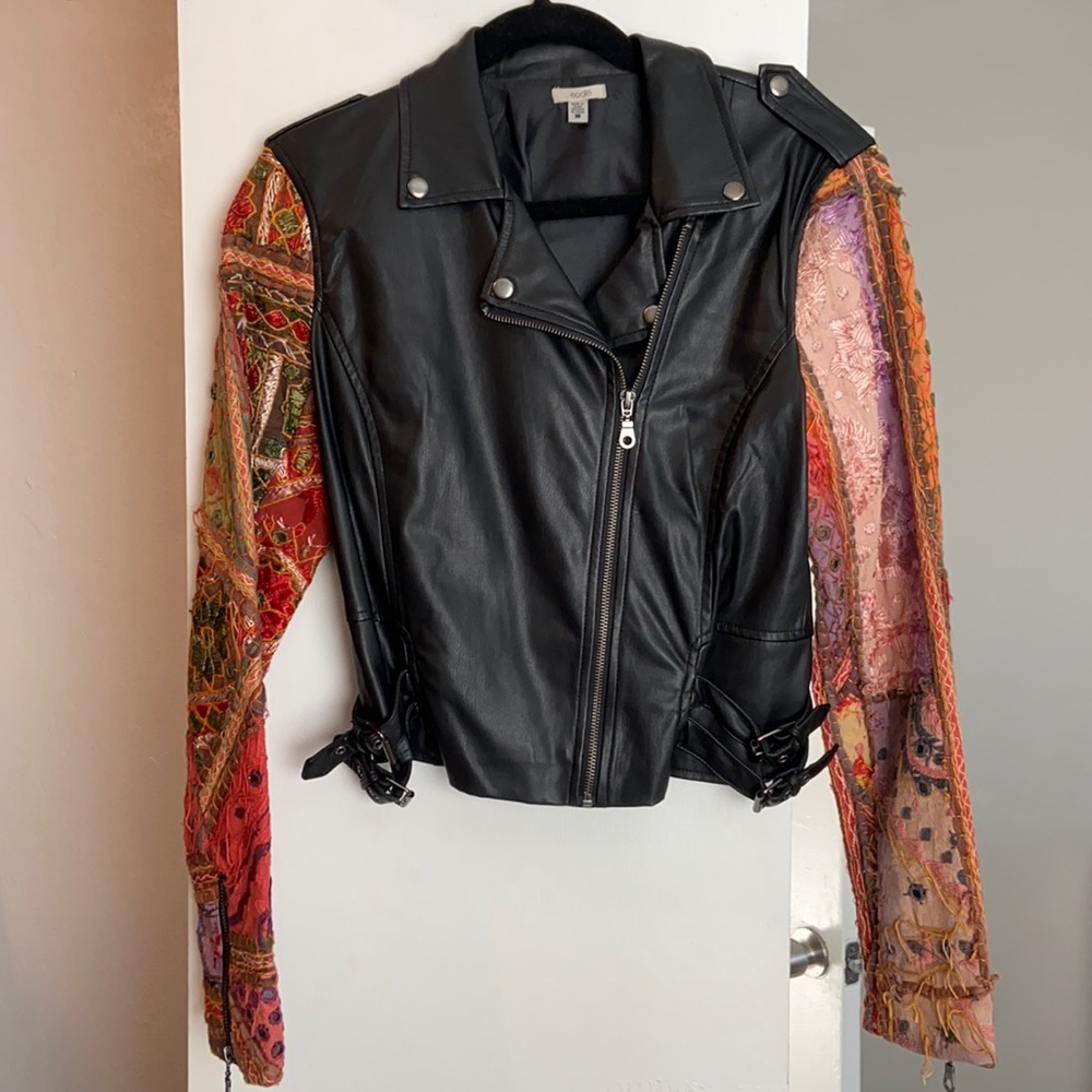 Vegan leather jacket